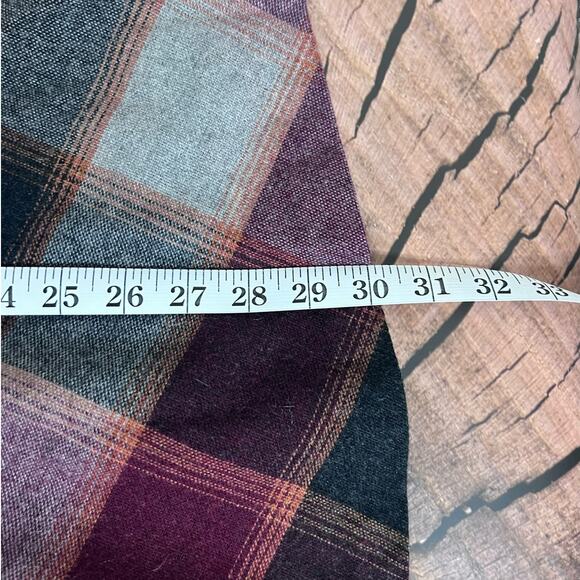 Vintage Wool Plaid Academia A Line Skirt 13 Small Ladies Garment Workers Union - Picture 5 of 7